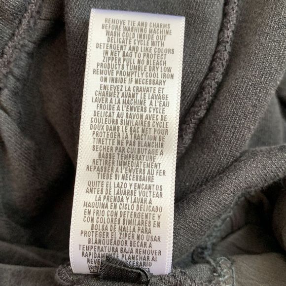 Juicy Couture Track Suit Set Jacket & Pants Velour S/P Dark Gray - Picture 15 of 16